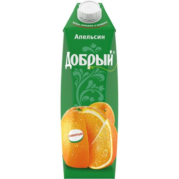 сок «добрый» апельсин, 1 л из ресторана
